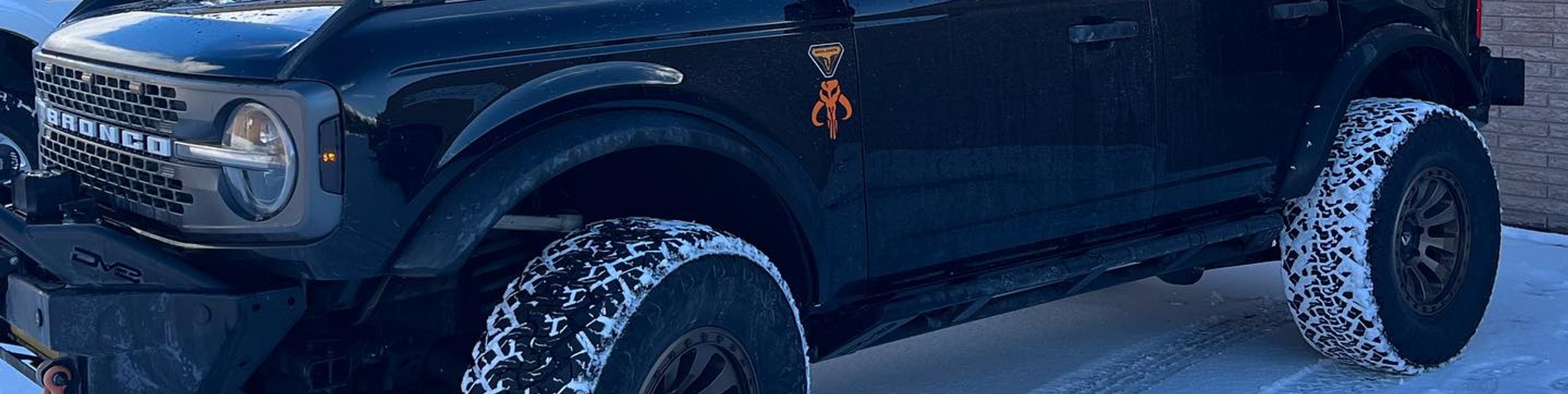 bronco with tinted windows